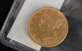 1895 FIVE DOLLAR LIBERTY HEAD GOLD COIN!