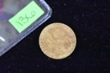 1914 FRENCH 20 FRANCS GOLD COIN!