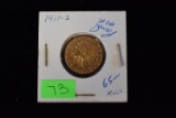 1911 INDIAN HEAD FIVE DOLLAR GOLD COIN!