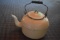 EXTRA LARGE VINTAGE ENAMEL TEA POT