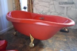 RUBY CLAWFOOT TUB!