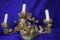 VINTAGE FLORAL 3 ARM WALL SCONCE