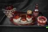 CRANBERRY VICTORIAN CRYSTAL COLLECTION!