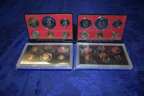 FOUR UNITED STATES MINT PROOF SETS!