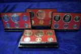 FOUR UNITED STATES MINT PROOF SETS!