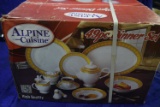 ALPINE CUSINE 49PIECE DINNER SET!