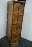 VINTAGE OAK FILE CABINET!