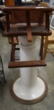 ANTIQUE INFANT BARBER CHAIR!