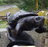 HAND CARVED TURTLE!