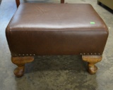 EARLY AMERICAN OAK FOOT STOOL!