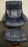 AS BRAND NEW STRESSLESS CHAIR AND OTTOMAN!