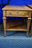 MID CENTURY END TABLE!