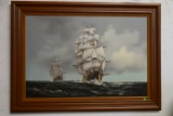 OIL ON CANVAS - SHIPS!