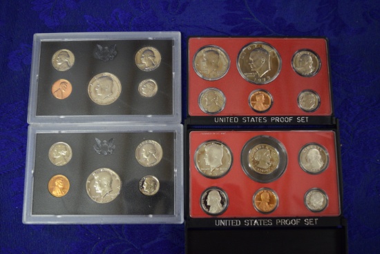 1971, 1972, 1973, 1979 U.S. PROOF SETS!