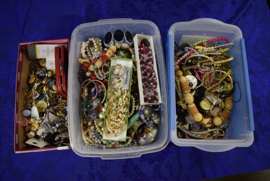 MONSTEROUS LOT OF COSTUME JEWERLY AND MORE!