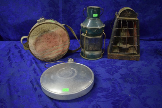 VINTAGE LANTERNS AND CANTEENS!