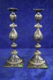 SILVER CANDLE STICKS!