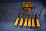 CARVEL HALL STEAK KNIFES SET!