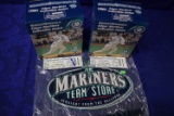 2 EDGAR MARTINEZ COLECTIBLE STATUES AND TICKETS!