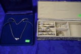 STERLING JEWELRY AND JEWELRY BOX!