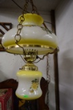 MID CENTURY HANGING LAMP!