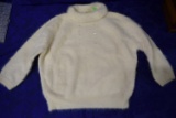 VERY EARLY ANGORA AND WOOL CHILD'S SWEATER!