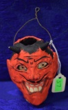 ANTIQUE HALLOWEEN CANDY CONTAINER-DEVIL!
