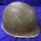 WWII US ARMYFIXED BAIL M-1 STEEL POT!