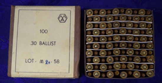 NEW OLD MINT STOCK .30 BALLIST!