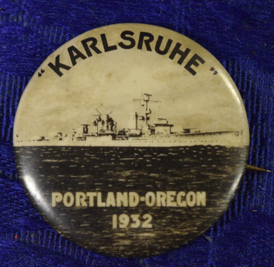 GERMAN CRUISER KARLSRUHE PIN!