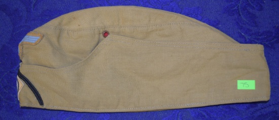 WWII GERMAN AFRICA CORPS EM "SCHIFFCHEN" CAP!