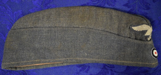 WWII GERMAN LUFTWAFFE M40 OVERSEAS CAP!