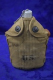 WWI MOUNTED CANTEEN WITH COVER!