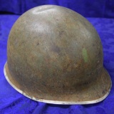 WWII US ARMYFIXED BAIL M-1 STEEL POT!