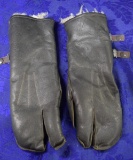 WWII LUFTWAFFE LEATHER MITTENS!