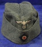WWII GERMAN ARMY SIDE CAP!