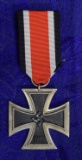 WWII GERMAN IRON CROSS SECOND CLASS WITH RIBBON!