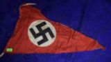 WWI GERMAN NSDAP TRIANGULAR BANNER!