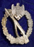 WWII 'IN SILVER' INFANTRY ASSAULT BADGE!