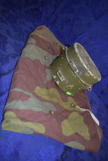 WWII ITALIAN SHELTER HALF AND MESS KIT!