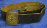 SPANISH MILITARY BELT AND BUCKLE!