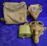 JAPANESE WWII TYPE 95 GAS MASK W/BAG!