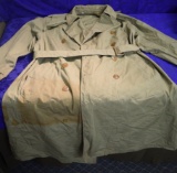 WWII US ARMY OFFICERS OVERCOAT AND SLEEPING BAG!
