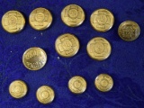 SPANISH AMERICAN WAR BUTTON COVERS!