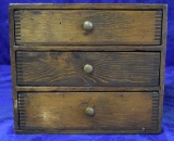 EARLY 19TH CENTURY 3 DRAWER CABINET!