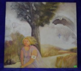 Y. IVANOV ORIGINAL ART - GIRL AND TREE!