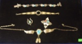 LARGE LOT OF NATIVE AMERICAN STERLING JEWELRY!
