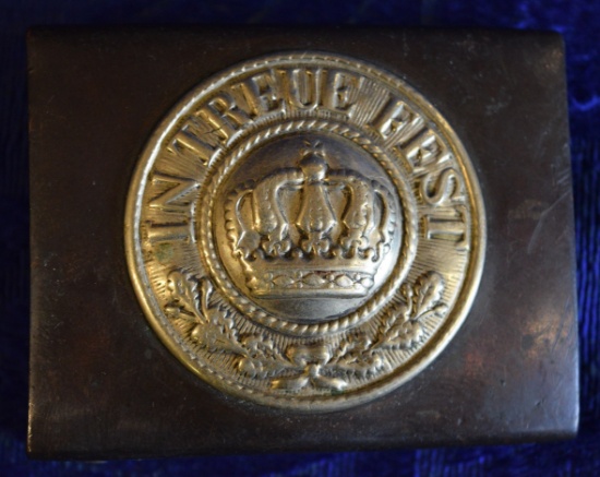 WWI BAVARIAN BELT BUCKLE!