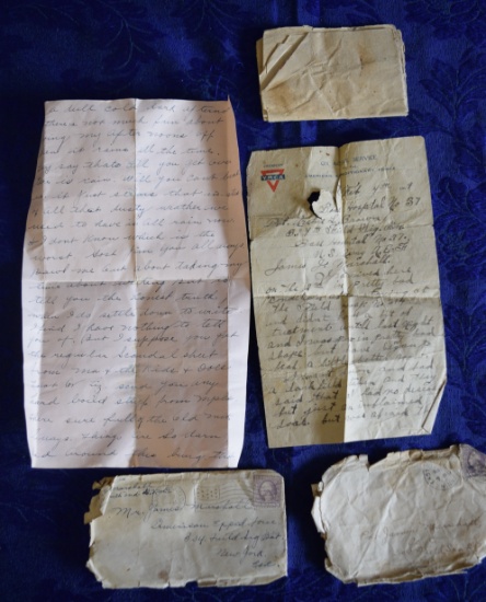 WWI SOLDIER LETTERS FROM HOME!