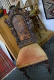 HANDCARVED CONTINENTAL COURT CHAIR!